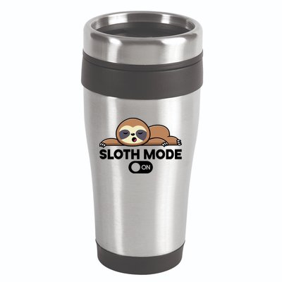 Sloth Mode On Funny Lazy 16oz Travel Tumbler