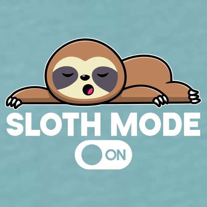 Sloth Mode On Funny Lazy Sueded Cloud Jersey T-Shirt