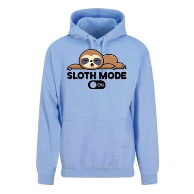 Sloth Mode On Funny Lazy Unisex Surf Hoodie