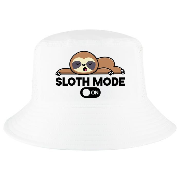 Sloth Mode On Funny Lazy Cool Comfort Performance Bucket Hat