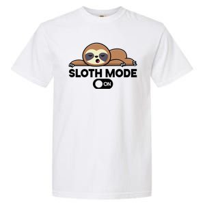 Sloth Mode On Funny Lazy Garment-Dyed Heavyweight T-Shirt