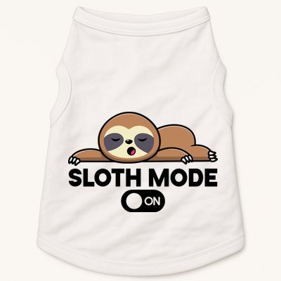 Sloth Mode On Funny Lazy Doggie Tank