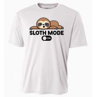 Sloth Mode On Funny Lazy Cooling Performance Crew T-Shirt