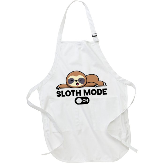 Sloth Mode On Funny Lazy Apron
