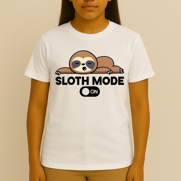Sloth Mode On Funny Lazy T-Shirt