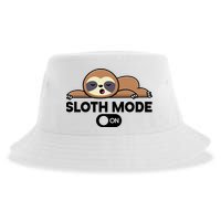 Sloth Mode On Funny Lazy Sustainable Bucket Hat