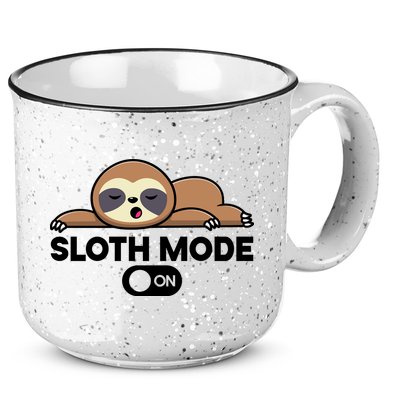 Sloth Mode On Funny Lazy 15oz Campfire Ceramic Mug
