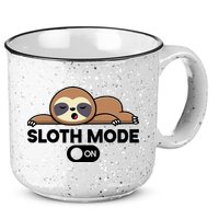 Sloth Mode On Funny Lazy 15oz Campfire Ceramic Mug