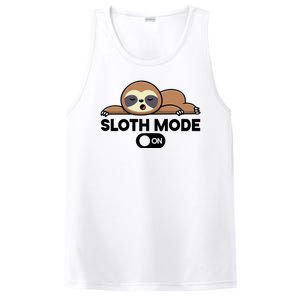 Sloth Mode On Funny Lazy PosiCharge Competitor Tank