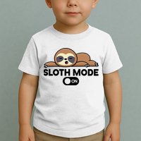 Sloth Mode On Funny Lazy Toddler T-Shirt