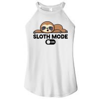 Sloth Mode On Funny Lazy Women's Perfect Tri Rocker Tank