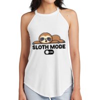 Sloth Mode On Funny Lazy Women's Perfect Tri Rocker Tank
