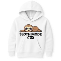Sloth Mode On Funny Lazy Kids Hoodie