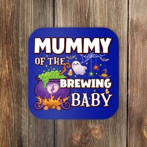 Spooky Mama Of Brewing Halloween Theme Shower Gift Coaster