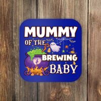 Spooky Mama Of Brewing Halloween Theme Shower Gift Coaster