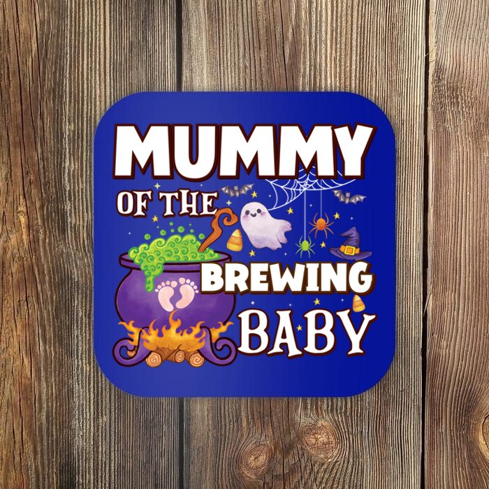 Spooky Mama Of Brewing Halloween Theme Shower Gift Coaster