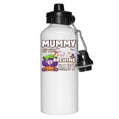 Spooky Mama Of Brewing Halloween Theme Shower Gift Aluminum Water Bottle