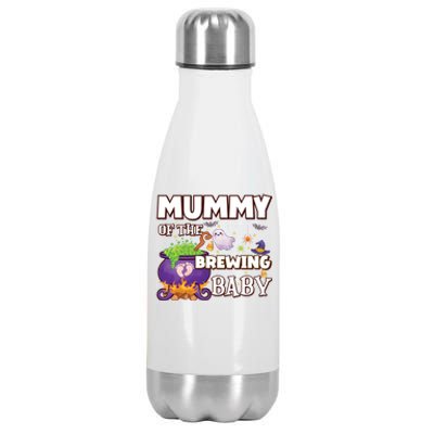 Spooky Mama Of Brewing Halloween Theme Shower Gift Stainless Steel Insulated Water Bottle