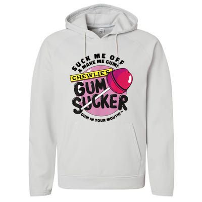 Suck Me Off & Make Me Gum Sucker In Your Mouth Performance Fleece Hoodie