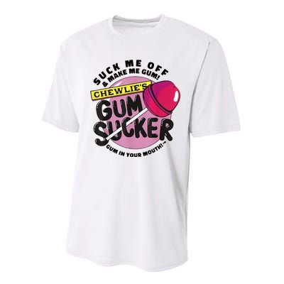 Suck Me Off & Make Me Gum Sucker In Your Mouth Performance Sprint T-Shirt