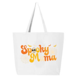 Spooky Mama Outfit Witch Mom Halloween Retro Groovy Gift 25L Jumbo Tote