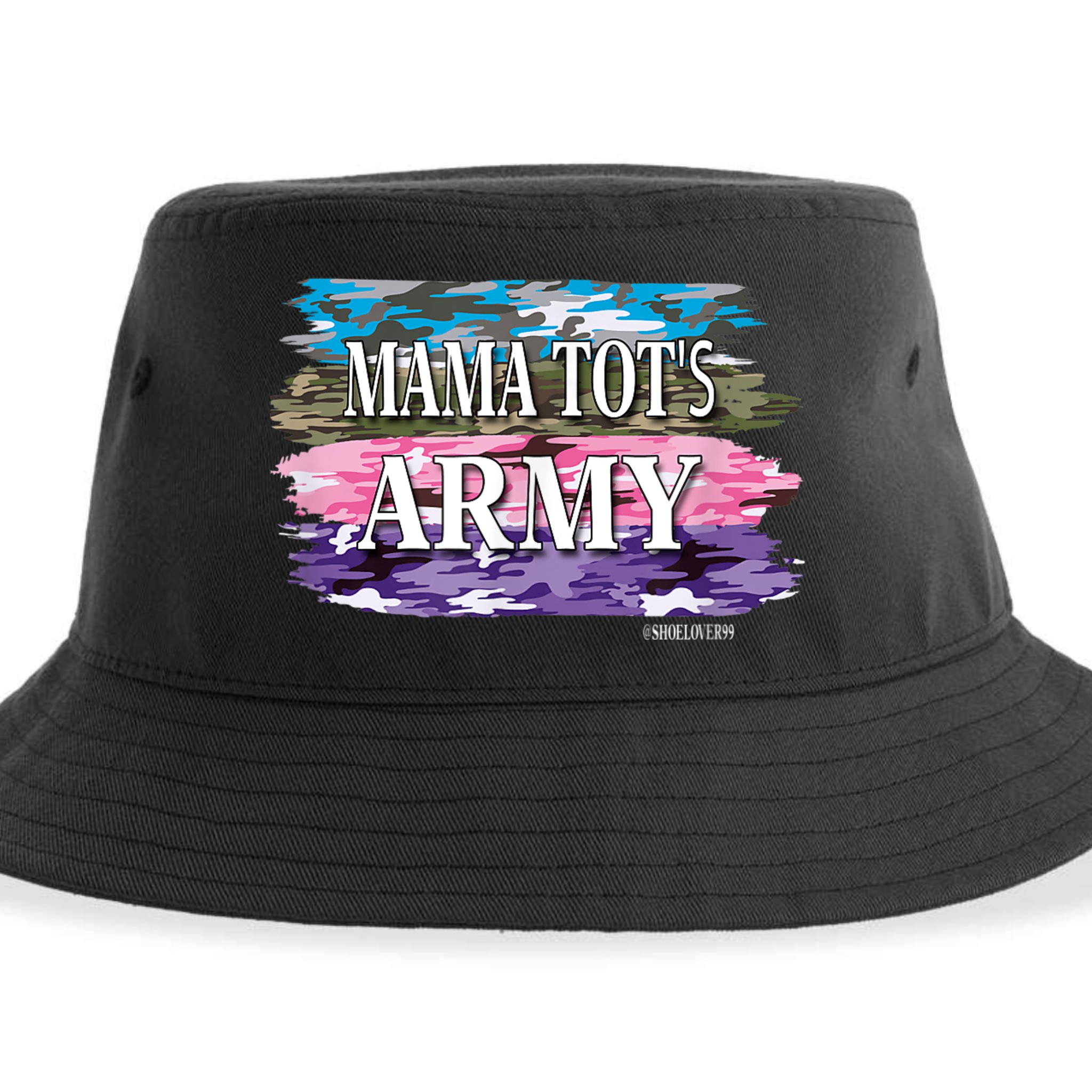 Shoelover99 Merch Ophelia Mama Tot's Army Sustainable Bucket Hat