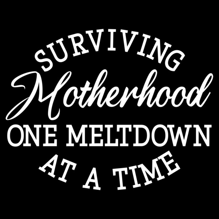 Surviving Motherhood One Meltdown At A Time Gift Impact Tech Backpack