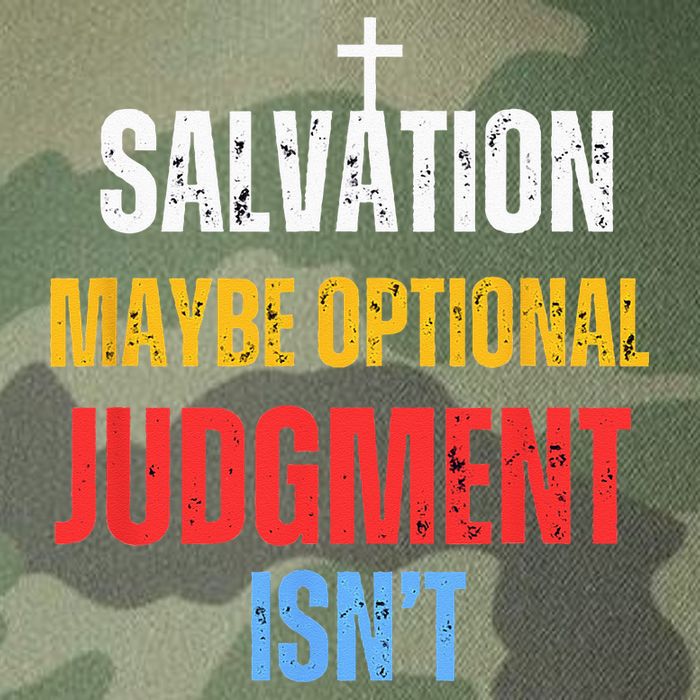 Salvation Maybe Optional Judgment Isn’t Christian Legacy Tie Dye Trucker Hat