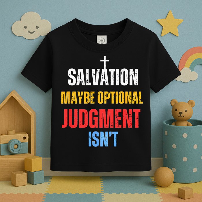 Salvation Maybe Optional Judgment Isn’t Christian Toddler T-Shirt