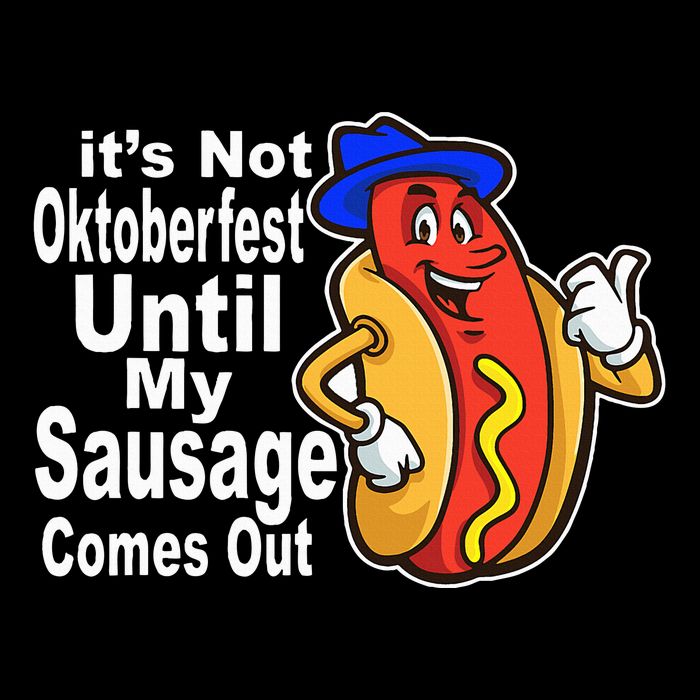 Sausage Meme Oktoberfest Costume Funny Joke Bavarian German T-Shirt