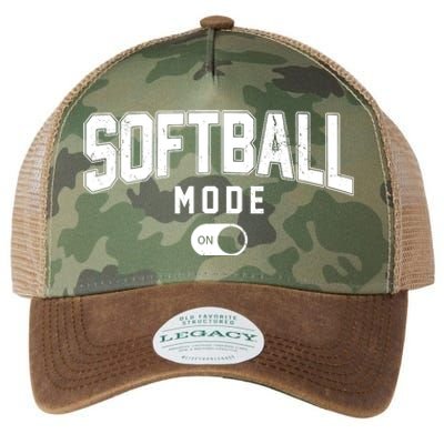 Softball Mode On Legacy Tie Dye Trucker Hat