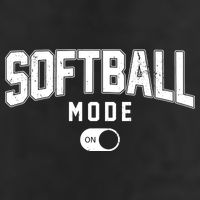 Softball Mode On 7 Panel Mesh Trucker Snapback Hat