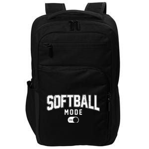 Softball Mode On Impact Tech Backpack