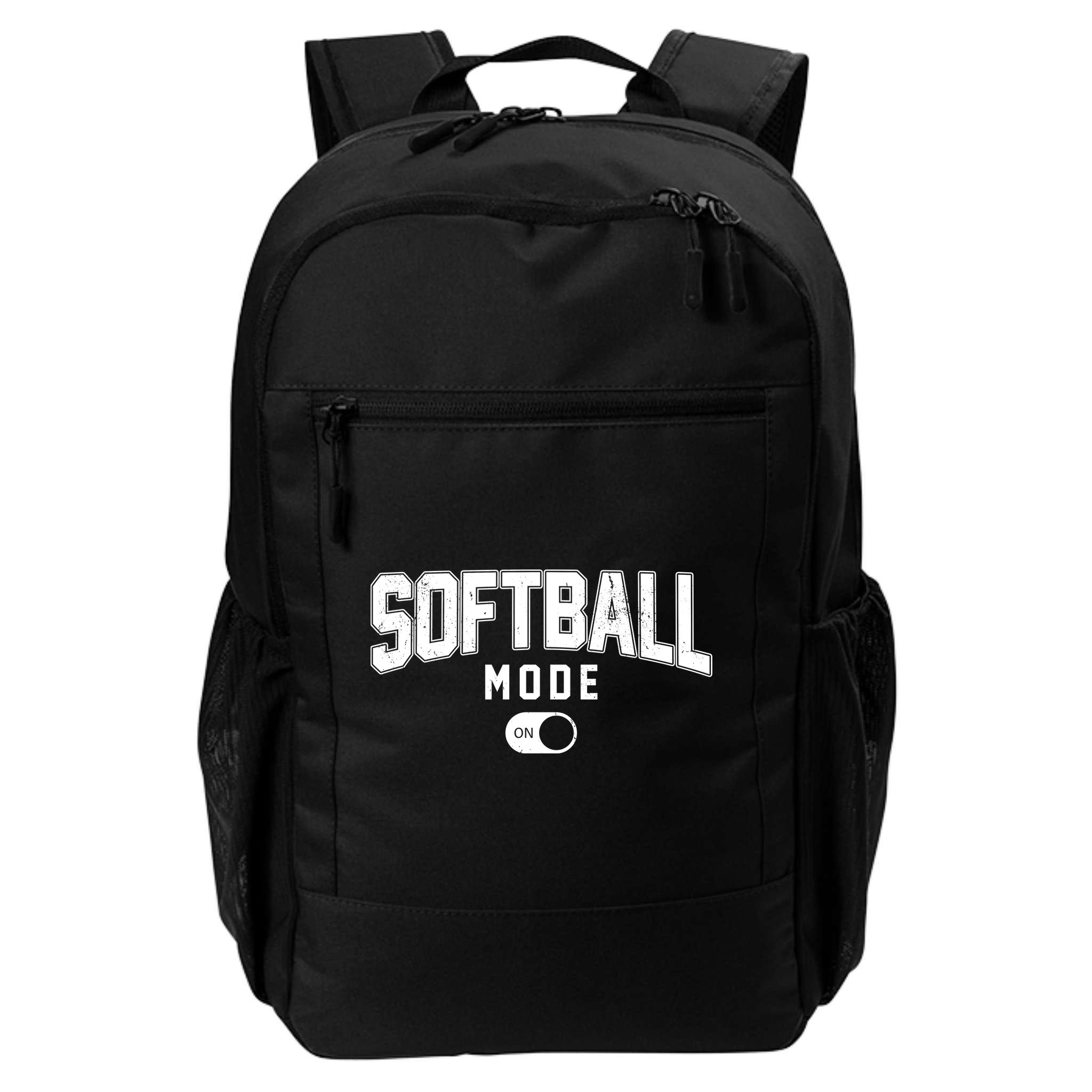 Softball Mode On Backpack