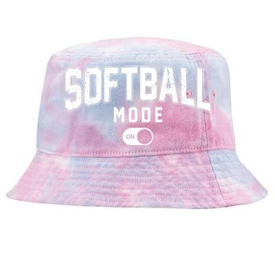 Softball Mode On Tie-Dyed Bucket Hat