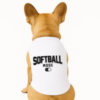 Softball Mode On Doggie Tank