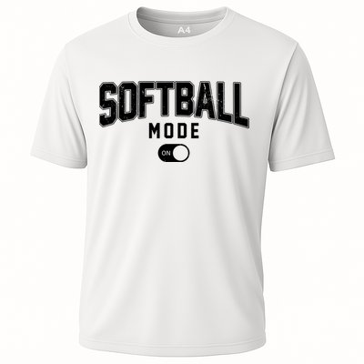 Softball Mode On Performance Shirt