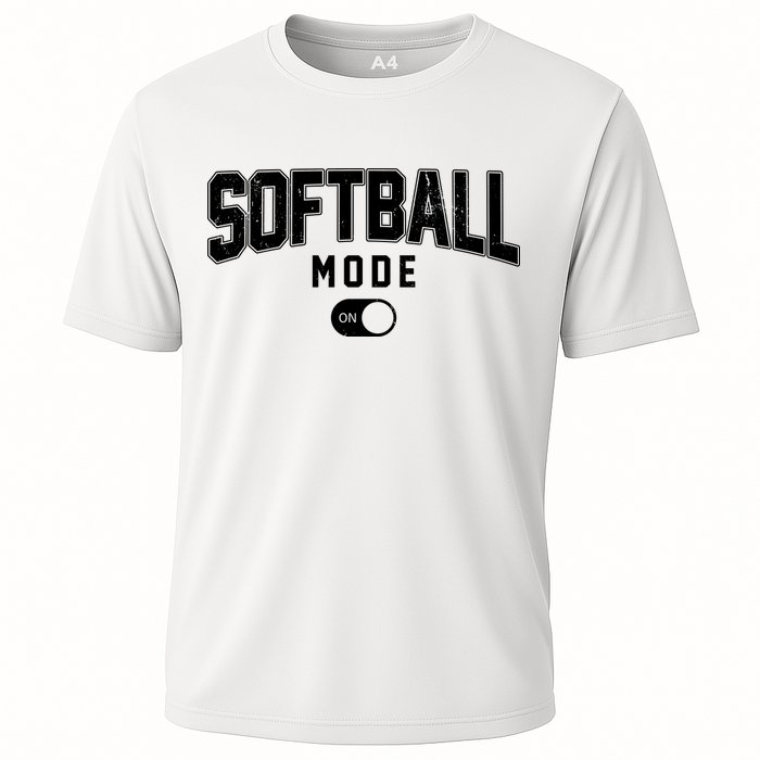 Softball Mode On Cooling Performance Crew T-Shirt