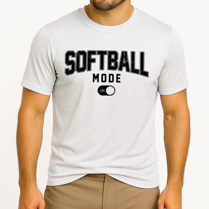 Softball Mode On Cooling Performance Crew T-Shirt