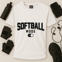 Softball Mode On Cooling Performance Crew T-Shirt