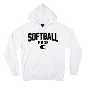 Softball Mode On Hoodie