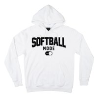 Softball Mode On Hoodie