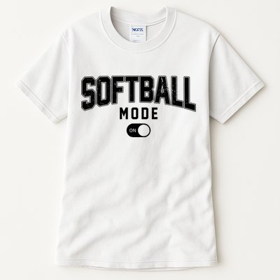 Softball Mode On Tall T-Shirt