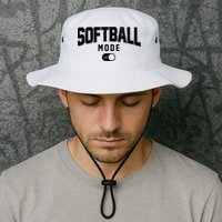Softball Mode On Bucket Hat