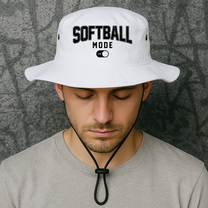 Softball Mode On Bucket Hat