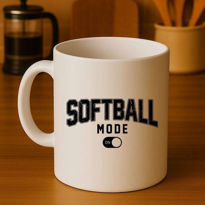 Softball Mode On Mug