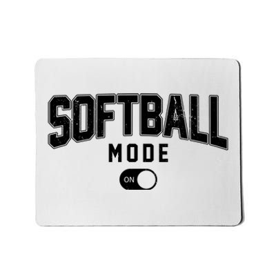 Softball Mode On Mousepad