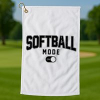 Softball Mode On Golf Towel