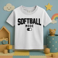 Softball Mode On Toddler T-Shirt