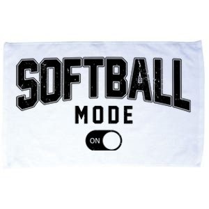 Softball Mode On Microfiber Hand Towel